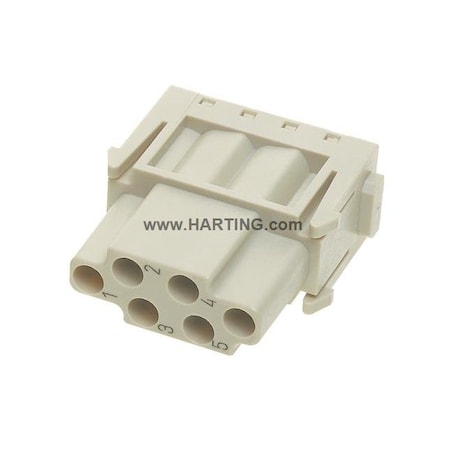 HARTING Han Modular 6 E Module Female, PK 2 09140063101